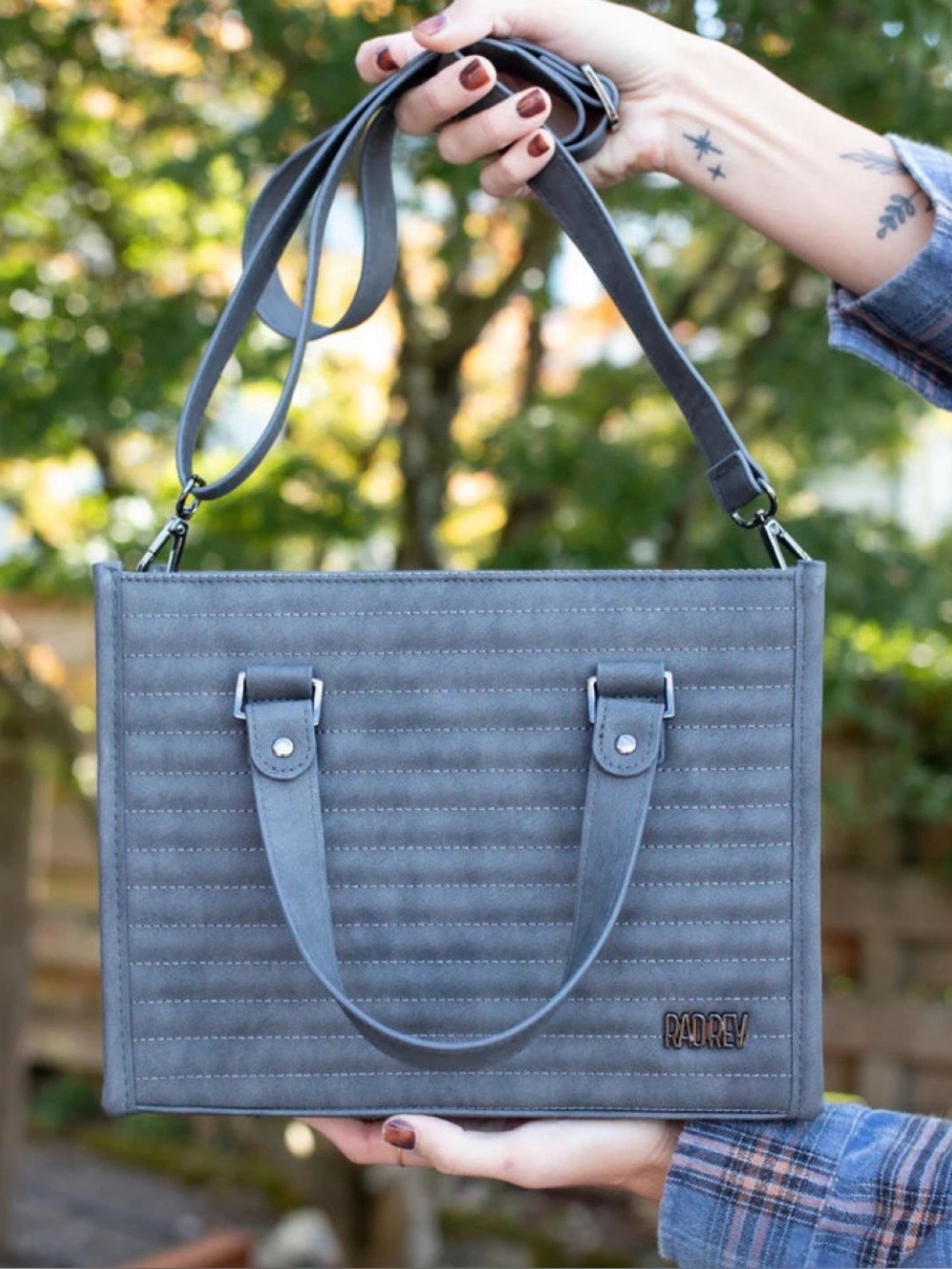 Rad Rev The Boxy Bag in Stone